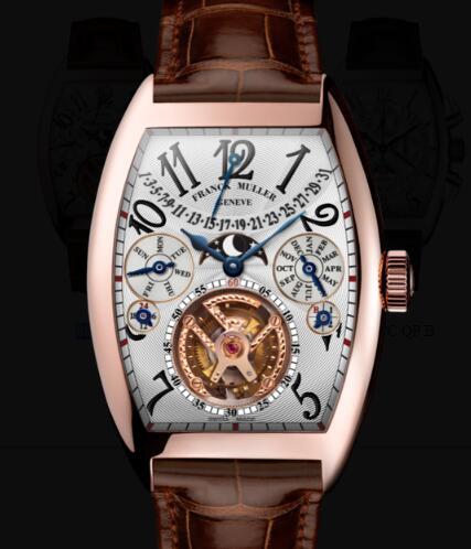 Review Franck Muller Cintree Curvex Men Perpetual Calendar Replica Watch for Sale Cheap Price 8880 T QP